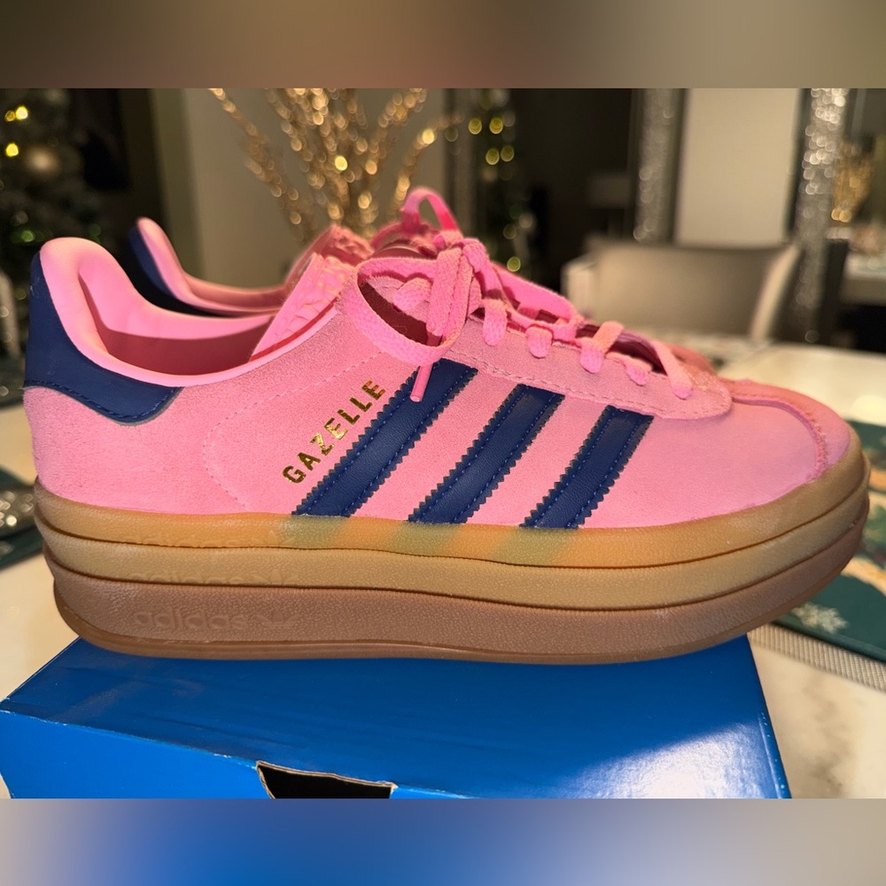 Wmns Gazelle Bold 'Pink Glow Gum'